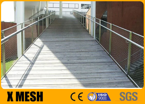 4.0mm 316 Stainless Steel Woven Wire Mesh สำหรับ Fall Stop Nets Corrosion Proof
