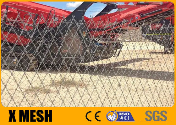 2.0m Welded Razor Concertina Wire Mesh 100mmx200mm Open สำหรับสนามทหาร