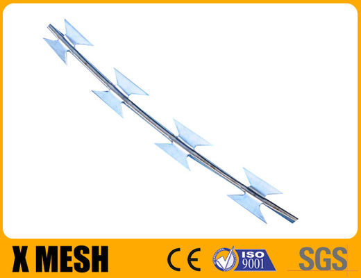 BTO 10 ประเภท Razor Wire ด้วยความมั่นคงระดับสูง Hot Galvanized สําหรับสนามทหาร